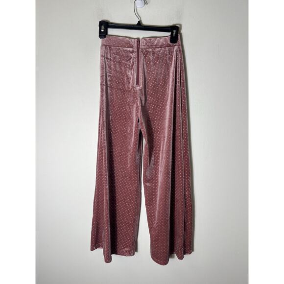 Kaylee Collection Mauve Cropped Top and Pants Set Sz S - Picture 5 of 6